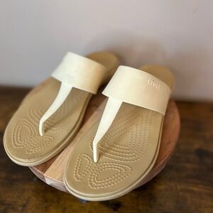 Croc Beige Sandals